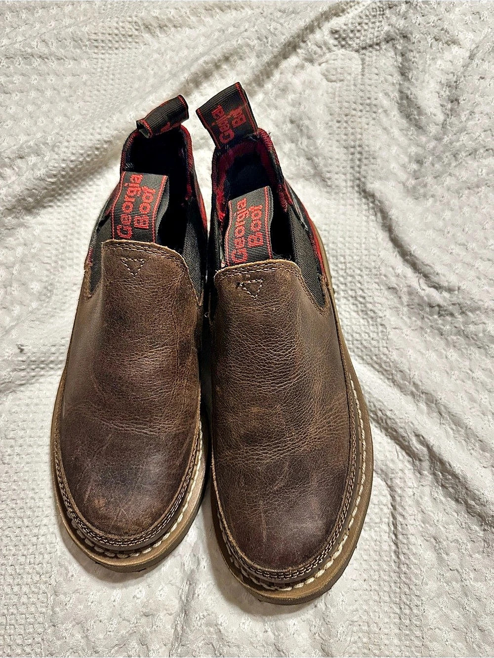 Georgia Boot Women's Plaid Chelsea Romeo Boot